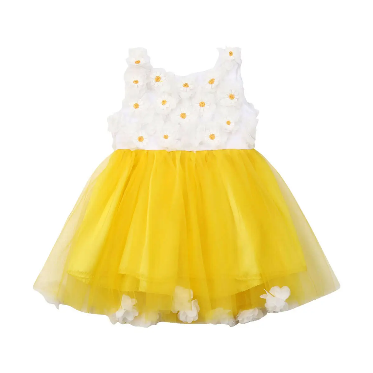 Summer Toddler Kids Baby Girls Dress Lace Tulle Party Bridesmaid Pageant Dresses