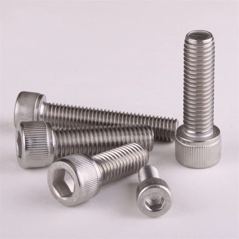 2PCS-M10*16/20/25/30/35/40. 150 DIN912 A2-70 нержавеющая шестигранный болт гнездо Кепки винтовые болты с шестигранной головкой шестигранный ключ