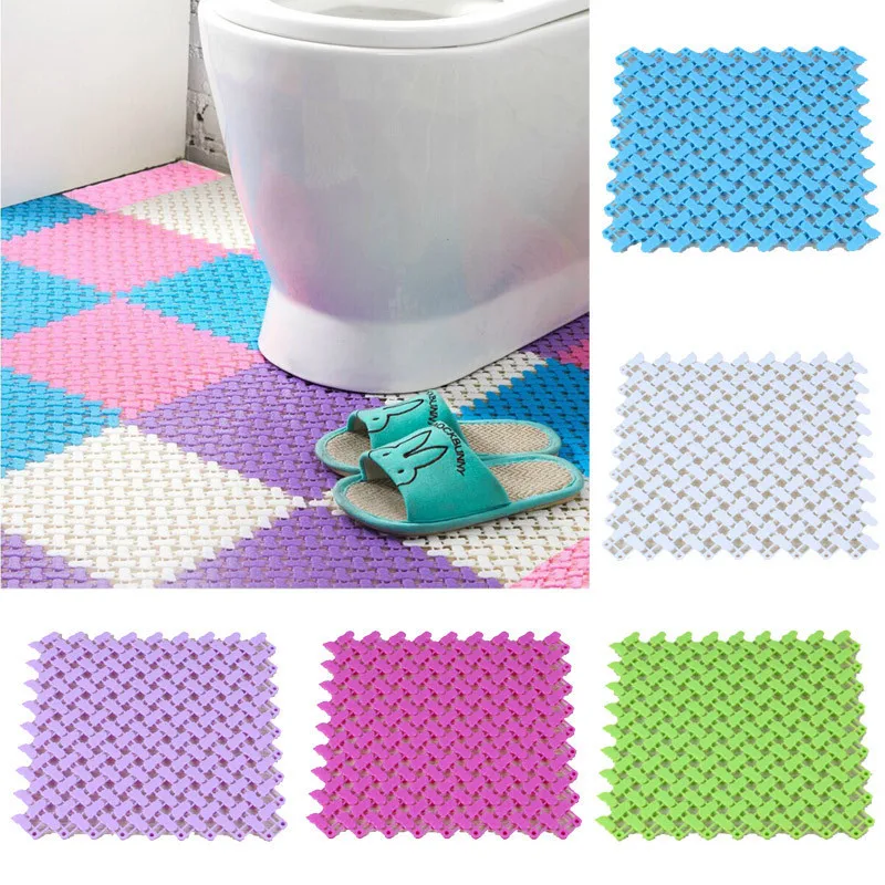 DIY ковер конфетных цветов пластиковые коврики для ванной Легкий Массажный