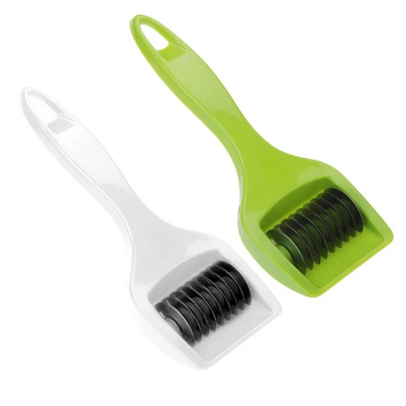 

Stainless Steel Blade Green Onion Chopper Slicer Garlic Coriander Cutter Kitchen Accessory Gadget Cooking Tool