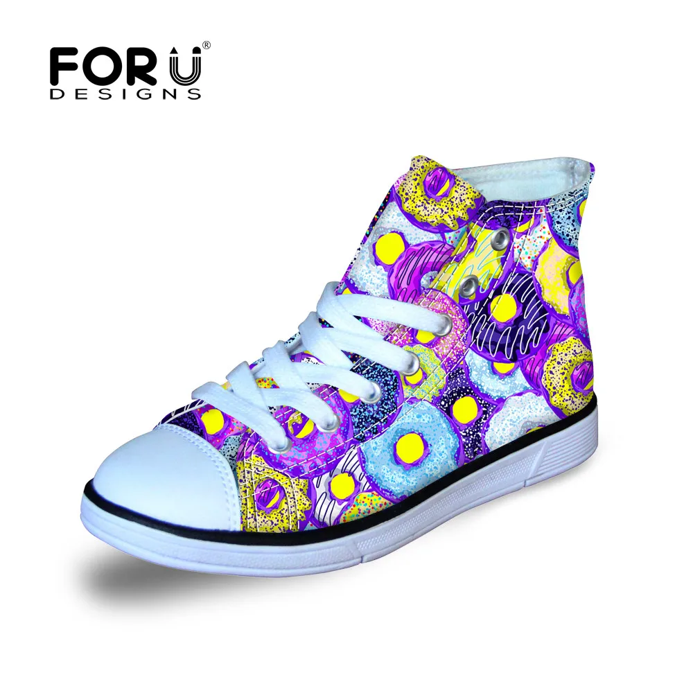 

FORUDESIGNS Sneaker Shoes for Children Walking Running Cycling Kids Sport Shoes Boys&Girls 2018 New High TopKids Canvas Shoes