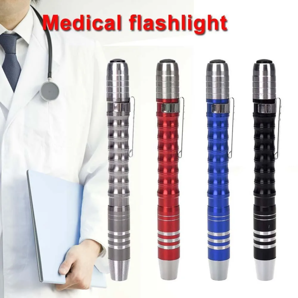 Medical First Aid LED Flashlight AAA Penlight Torch Doctor Nurse EMT