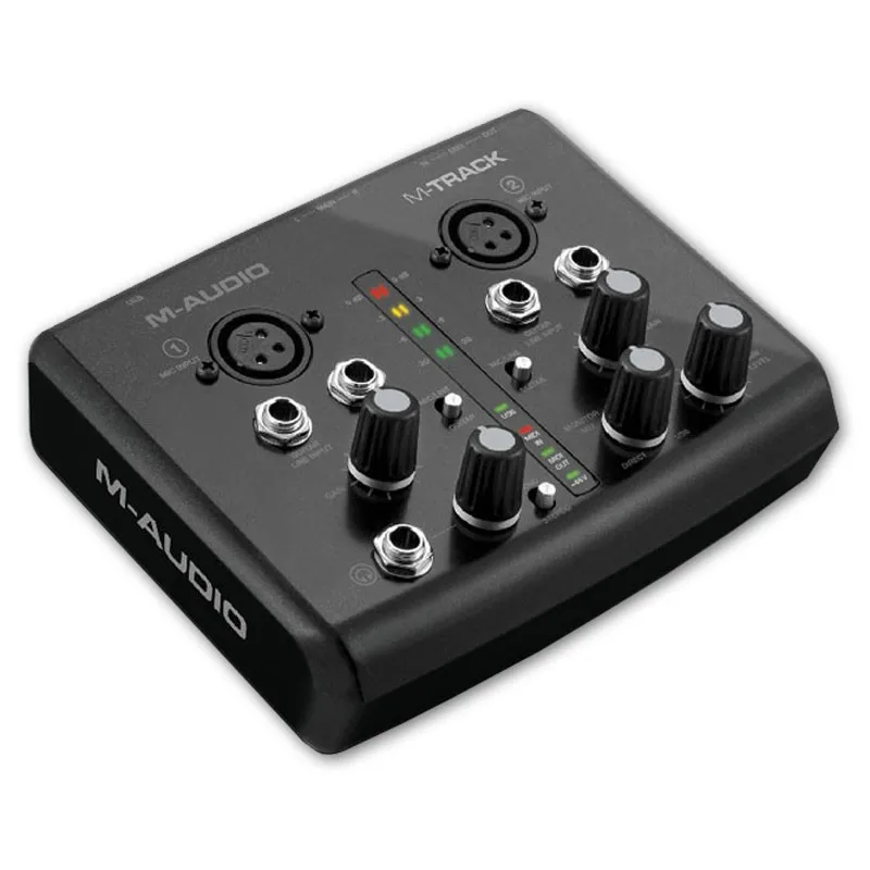 Бутик M-audio m-track usb аудио интерфейс звуковая карта внешняя 2 в 2 out профессиональная для записи