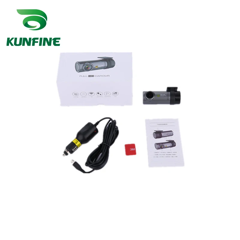 KUNFINE 720P Recording WIFI Dash Cam Car DVR Video Recorder G-sensor Night Vision Wide Angle 140 (6)