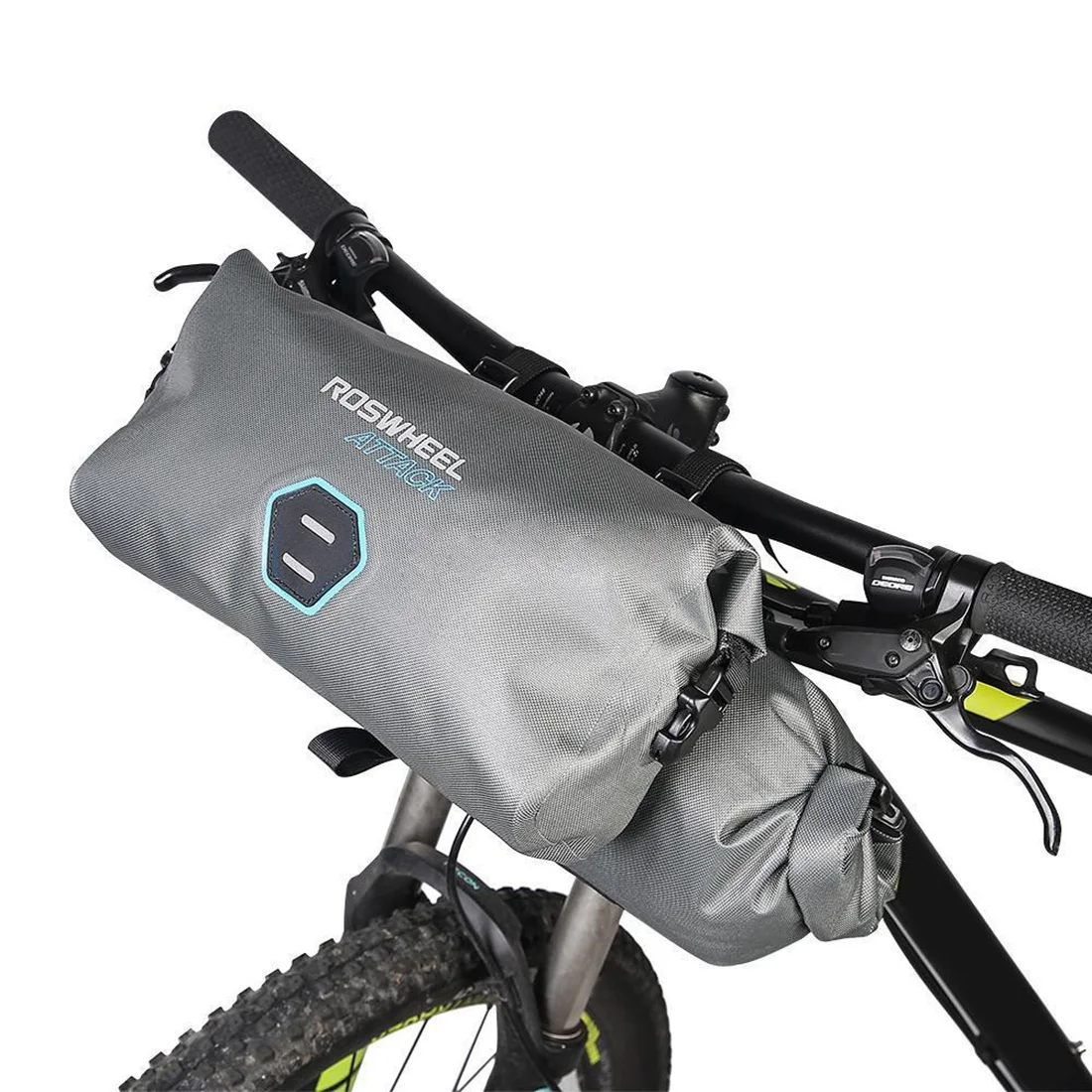 

FLGT-ROSWHEEL 111458 12L TPU Waterproof Cycling Bag MTB Bike Top Front Handlebar Bag