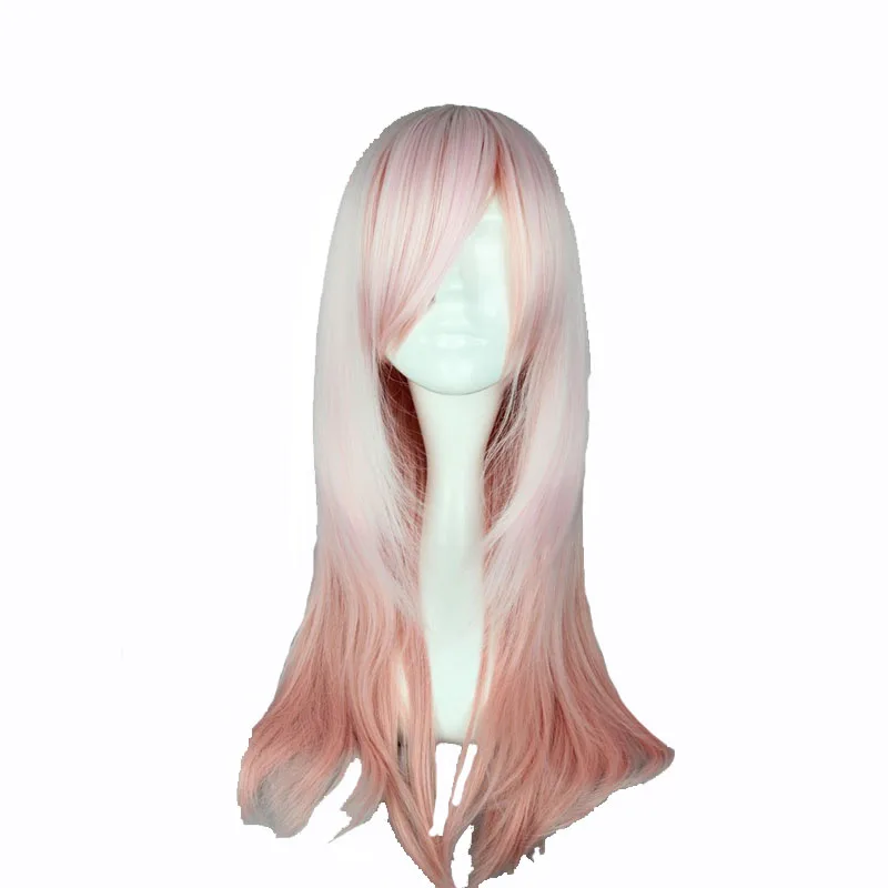 

MCOSER Free Shipping 62cm Synthetic Long Straight Color Mixed Wig 100% High Temperature Fiber Hair WIG-340A