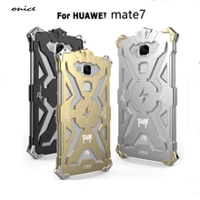 Simon Metal Aluminum Phone case For huawei mate 7 cover antiknock shockproof Doom metal case Heavy Duty Tough Armor THOR IRONMAN