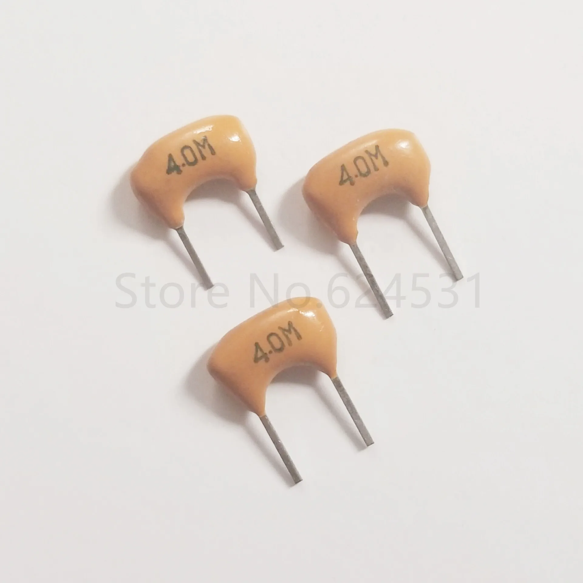 

50pcs Ceramic crystal ZTA4.0M in-line Z4.0M 4M 4MHZ 2 feet Resonance 4.000MHZ