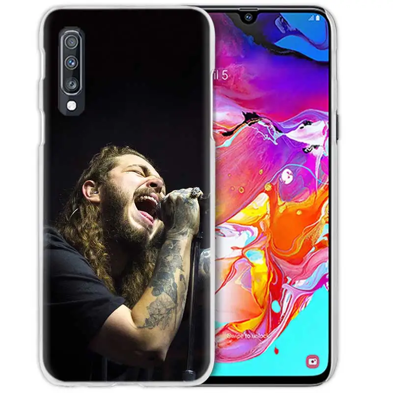Post Malone чехол для samsung Galaxy A50 A70 A80 A20e A60 A40 A30 A20 A10 A8 A6 плюс A9 A7 Жесткий PC певцов чехол для телефона чехол - Color: 05