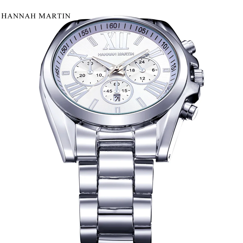 2017 Hannah Martin Luxury Brand Quartz Watch Women Date Day Relogio