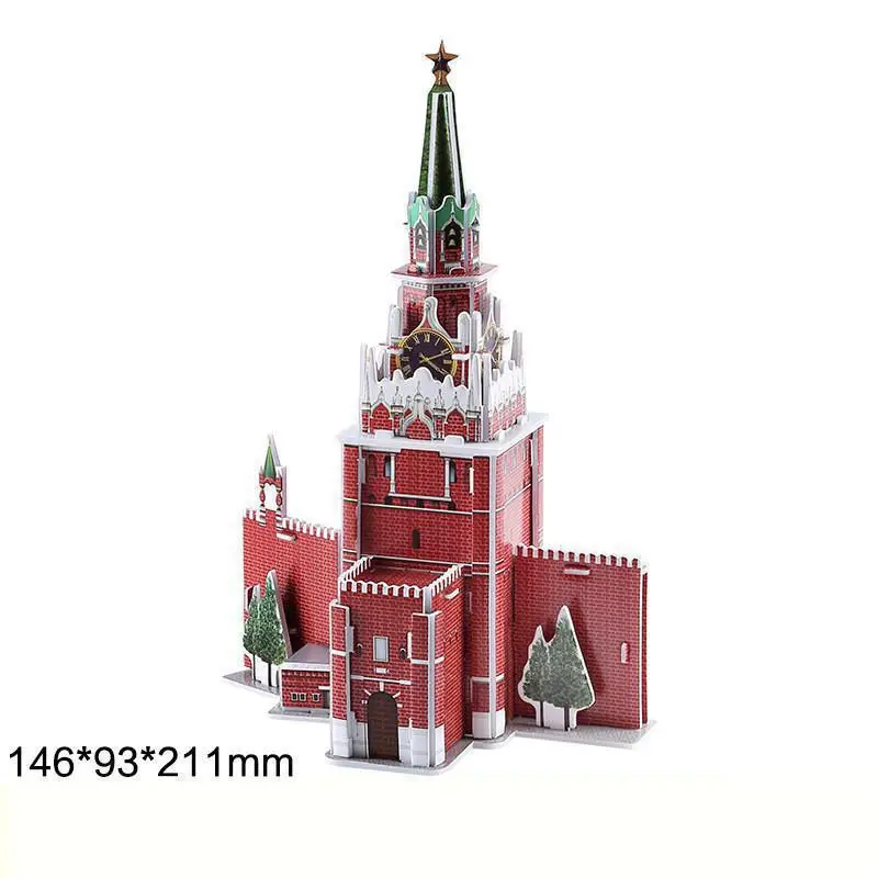 DIY 3D головоломка бумажная трехмерная модель собранная Обучающие Развивающие