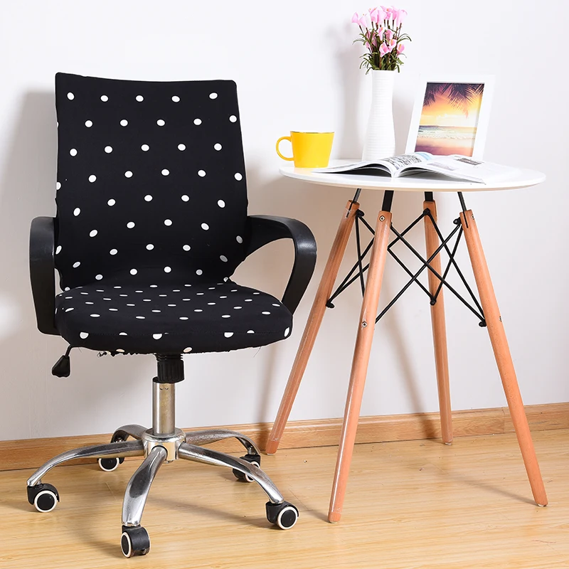 Office спандекс крышка стула чехол S/M/L кресло Обложка вращающийся стул эластичные сиденья fundas sillas comedor elastica