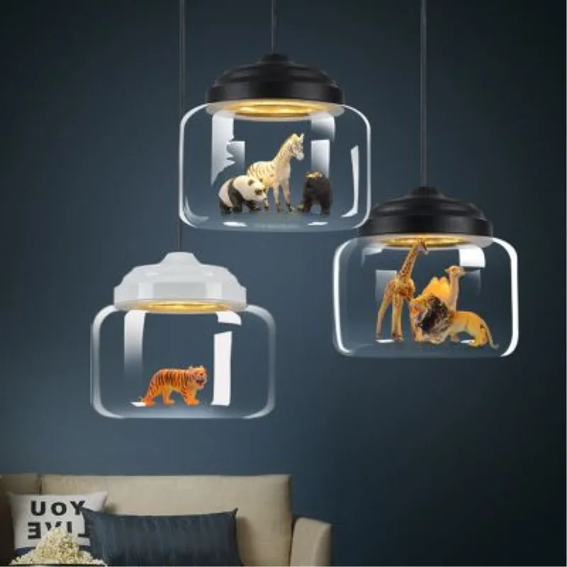 

Nordic Post Modern Creative Acrylic LED Pendant Light Bedroom Study Decoration LED Lighting Fixture Free Shipping