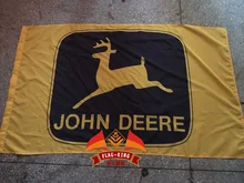 Jone deere logo flagge, Jone deere yellow club flagge, 90*150 CM polyster banner