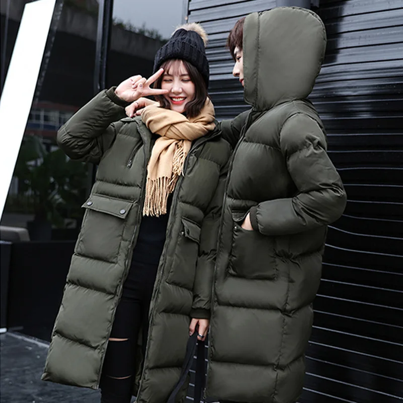 winter down coat 2018 for man and woman hooded jacket long design warm parka outwear couple clothing winter down coat 2018 for man and woman hooded jacket long design warm parka outwear couple clothing