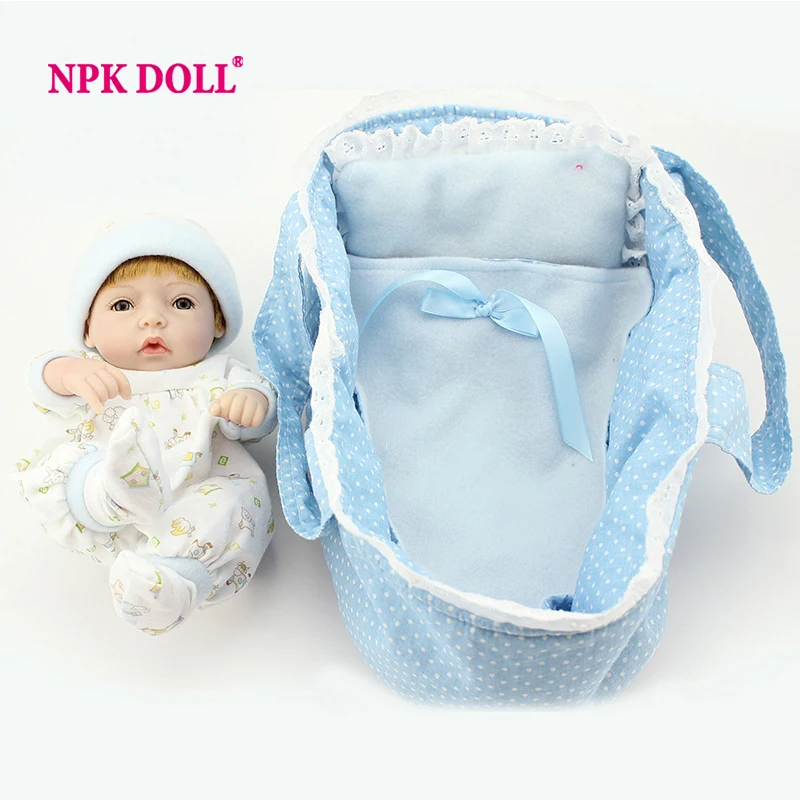 NPKDOLL дюймов 10 дюймов Кукла Reborn Baby Полный винил реалистичные bebe ручной работы игрушечные лошадки для детей подарок девочек