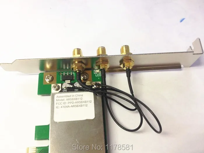 Atheros AR5BXB112 AR9380 PCI E 1X беспроводной настольный WiFi WLAN карта 450 M двухдиапазонный (2 4/5