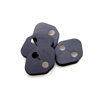 

4pcs Plastic Door Lock Buckle Cover Pad Guard Protector Decoration For Toyota Fortuner AN160 2016 2017