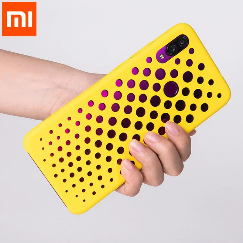 

Cool Original Xiaomi Redmi Note 7 Case Full Protection Hollow Matte Hard Cover For Redmi Note 7 breathable Phone Cases Note7