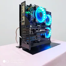 43*22*37 см DIY PC шасси в корпусе Персонализированная настольная вертикальная подставка водяного охлаждения ATX/Matx игровой хост-бокс gabinete computador
