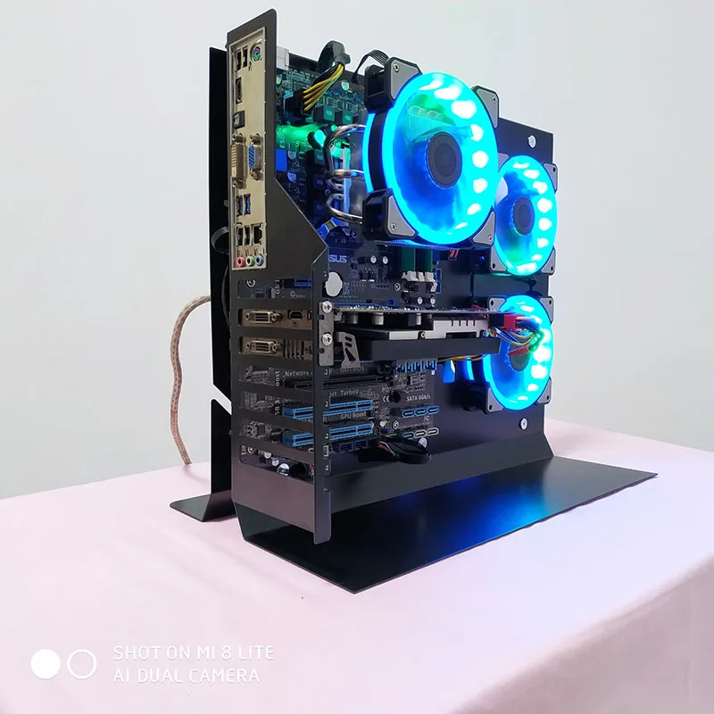 43*22*37 см DIY PC шасси в корпусе Персонализированная настольная вертикальная
