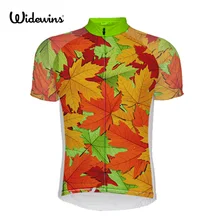 Maple leaves cycling jersey men and women bike jersey pro mtb team bicycle jersey clothing ropa ciclismo Black cycling wear 5654