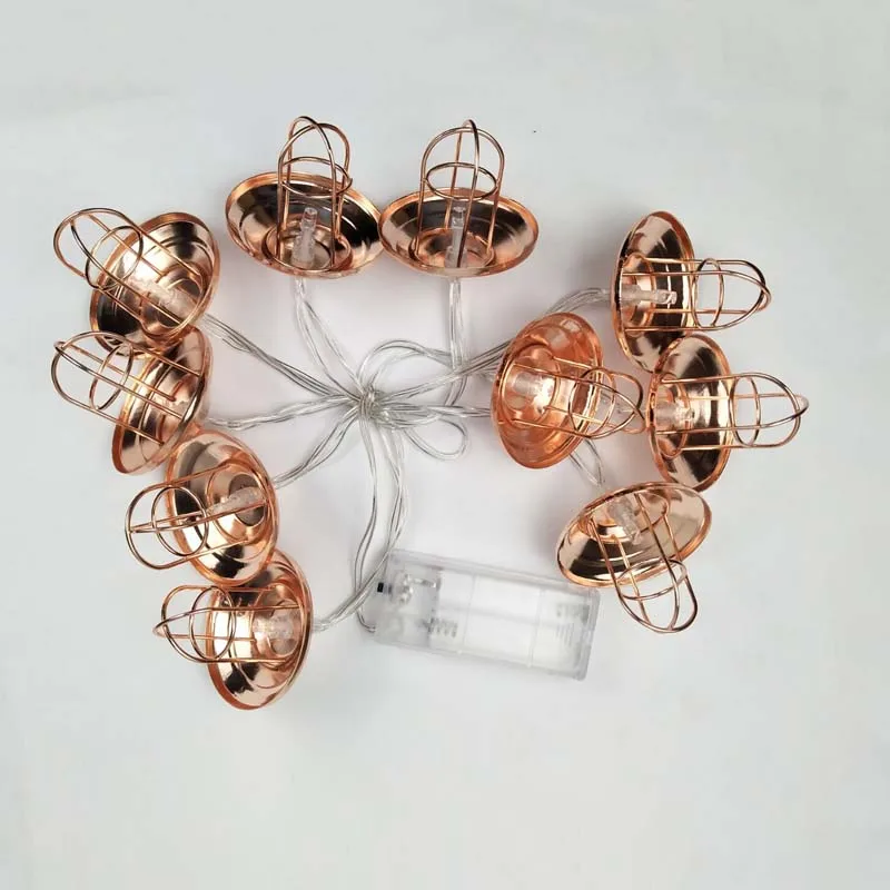 Retro-Iron-Metal-Lampshade-LED-Fairy-String-Lights-Christmas-Holiday-Wedding-Party-Home-Decoration-Lantern-geometric (1)