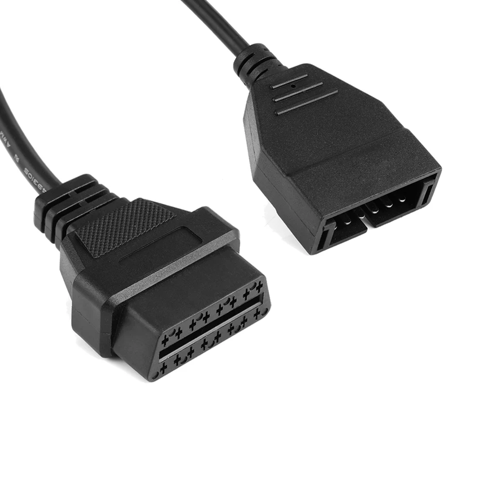 НОВЫЙ OBDII OBD 2 коннектор адаптер для GM 12 Pin GM12 до 16 Авто Диагностический кабель