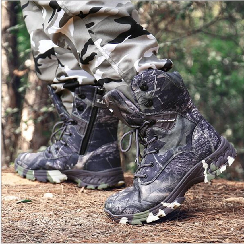 Уличные тактические ботинки походная обувь спортивная одежда милитари треккинг водонепроницаемая обувь мужские и женские кроссовки Bota Militar камуфляж