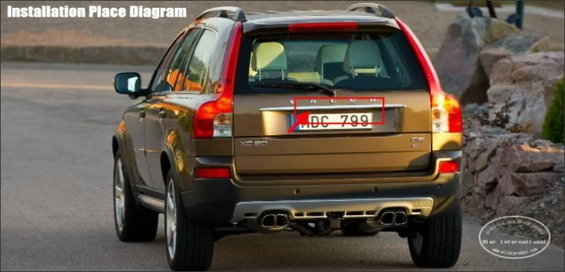 Volvo-XC90-back-license-plate-lamp