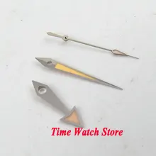 Оранжевый цвет супер светящиеся часы с дизайном «Стрела» ручной подходит для ETA 2824 2836 автоматическое движение H33A