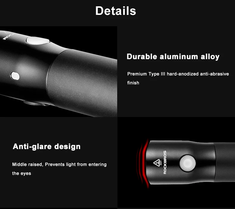 ROCKBROS велосипедный USB Перезаряжаемый светильник 700 люмен MTB велосипедный светильник внешний аккумулятор вспышка светильник водонепроницаемый Аксессуары для велосипеда 5 режимов