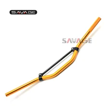 Универсальный 22 мм 7/" Мотоцикл с ЧПУ Алюминий ручкой баров контур руль рулевое колесо бар Motor Bike аксессуары