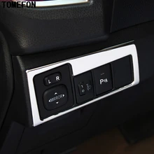 Для Toyota Corolla 2014 2015 2016 2017 нержавеющая сталь фар настроить переключатель ручку крышка отделка интерьера укладки 1 шт