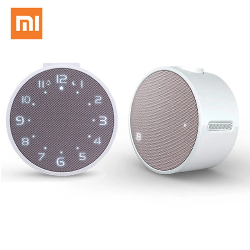 

Original Xiaomi Mi Portable Mini Alarm Clock Bluetooth 4.1 Speakers Column Music Box Alarm Clock Control with for Mobile Phone