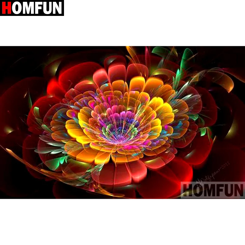 

Алмазная 5D картина HOMFUN «Цветочный пейзаж», вышивка крестиком, полная выкладка, Круглый/квадратный дизайн, домашний декор, подарок, A11546