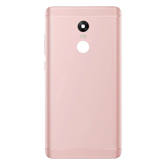 Для Xiaomi Redmi Note 4 Global battery задняя крышка примечание 4X Корпус Дверь боковой ключ камера Стекло лоток для карт держатель запчасти - Цвет: Rose Gold