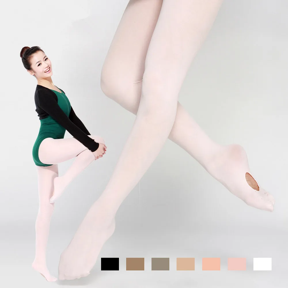 2015 Hot Sale Velvet Adult Dance Sock Panty Hose Professional Ballet