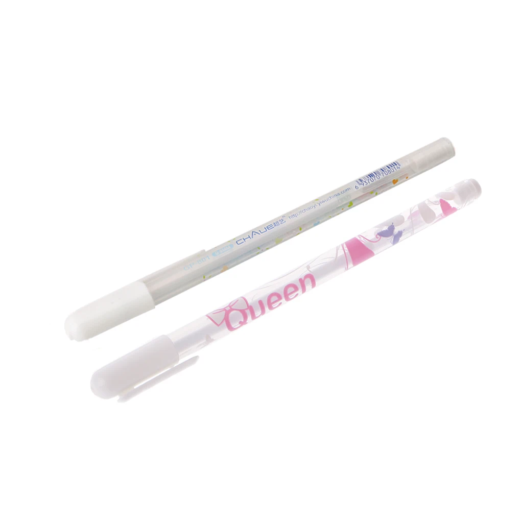 

1PC White Hook Liner Pens Signature Marker Black Paper Highlighter Reviser 0.8mm