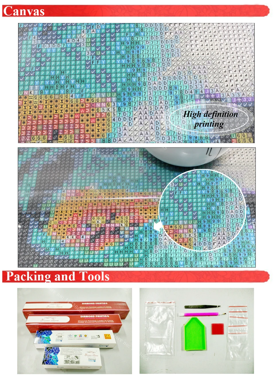 2000pcs Full square Diamond Mosaicd for Diamond Painting DIY  Embroidery dmc 310  Cross Stitch 3D Decoration beads crafts needle craft