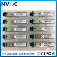 1,25G, BIDI, 1310/1550, 20 км, SC, DDM, Simplex, WDM, совместимый с кодом Cisco, одномодовый WDM SC волоконно-оптический SFP приемопередатчик