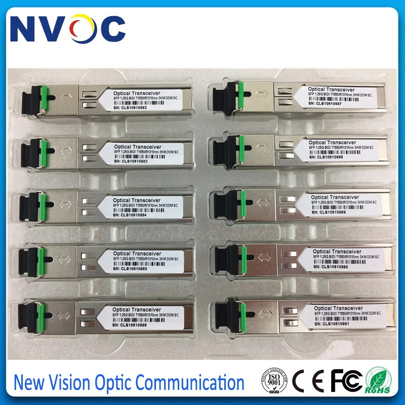 1 25G BIDI 1310/1550 20 км SC DDM Simplex WDM Совместимость с кодом Cisco одномодовый