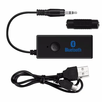 

Handsfree Wireless Car kit Car Bluetooth Music Receiver Aux Audio Receiver Adapter Bluetooth Music Receiver mini newest