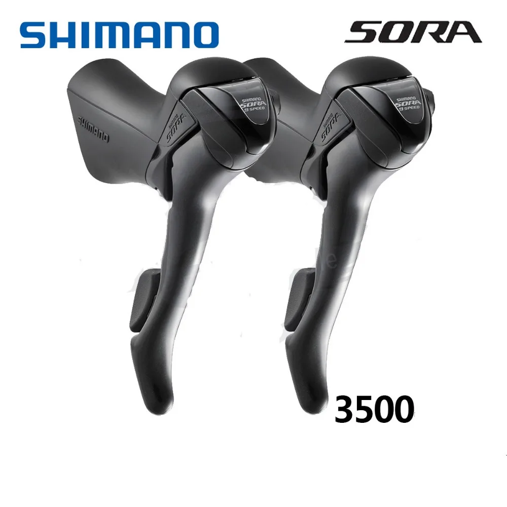 

Shimano Sora ST-3500 2x9 Speed L&R STI road bike bicycleShifters Brake Levers
