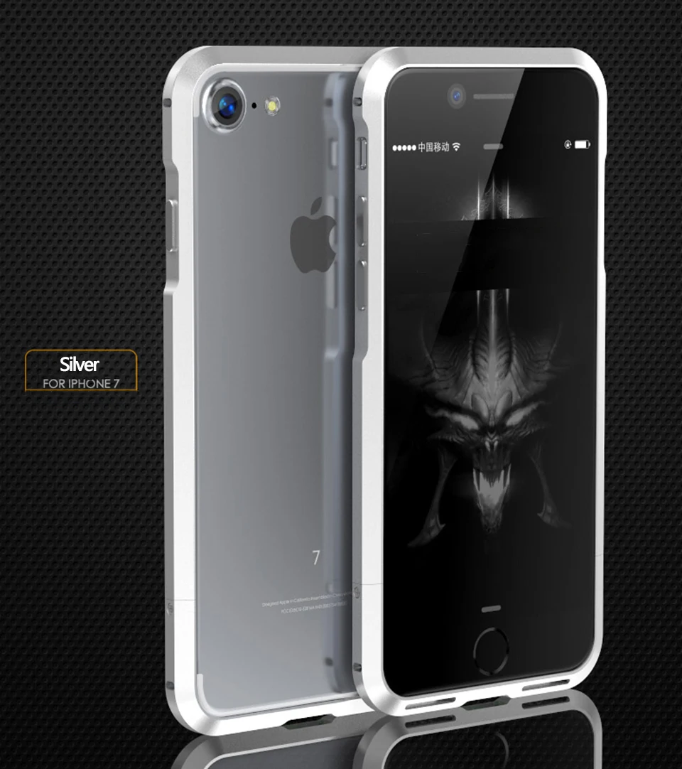 CHEERYMOON авиационный алюминиевый бампер для iPhone7 iPhone 6 6S 5 5S SE 7 Plus чехол призматической формы металлический корпус