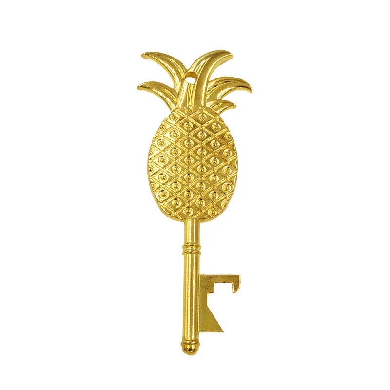 

Creative Gold Bottle Opener Pineapple Beer Personalized Kitchen Tool Wedding Favors and Gifts Birthday Party Decoration