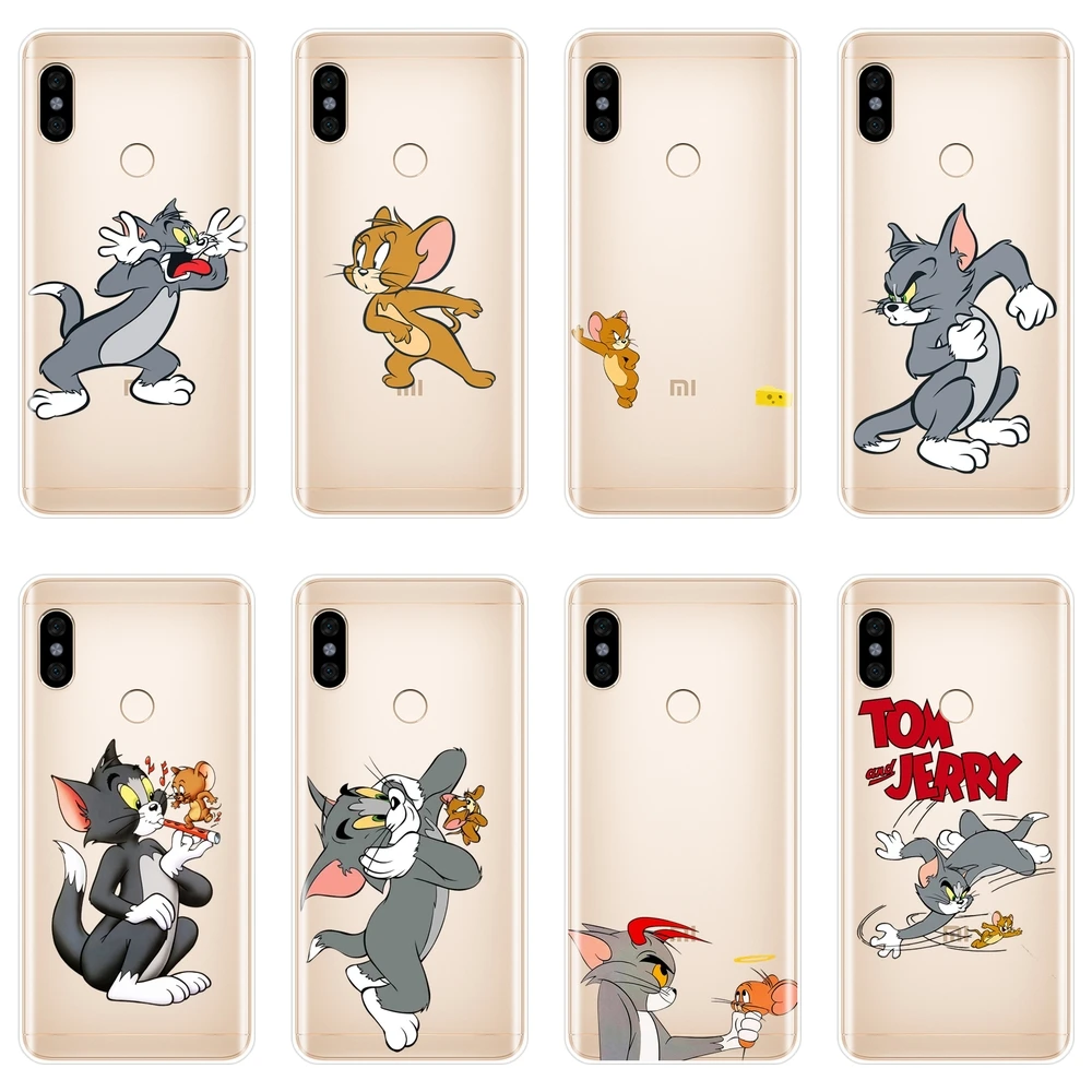 

Back Cover For Pocophone F1 Xiaomi Redmi Note 4 4X 5 5A 6 Pro Prime Tom And Jerry Silicone Phone Case For Redmi S2 6A 5 Plus 4A