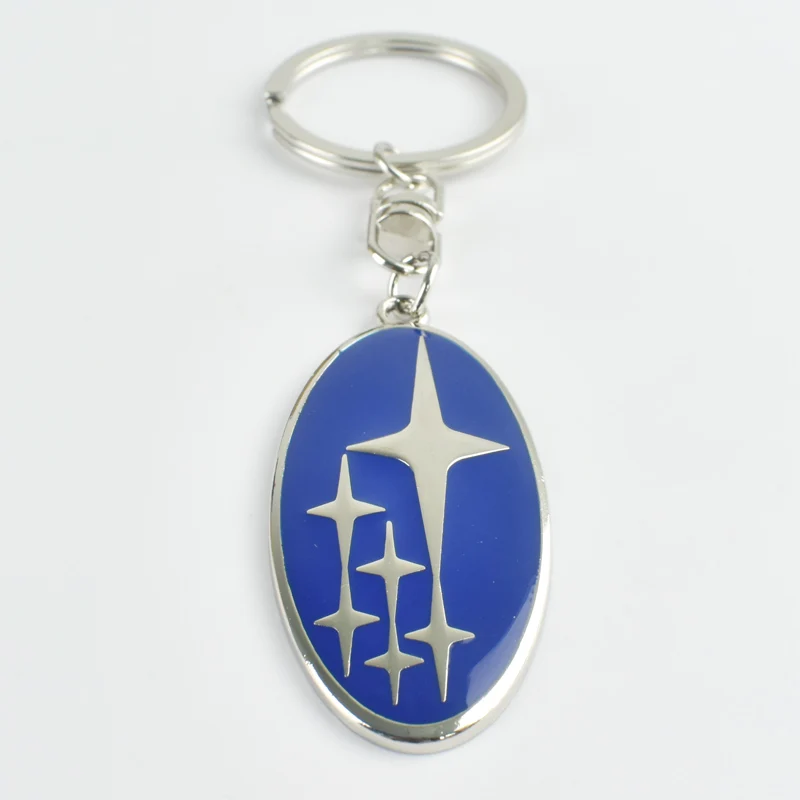 New Emblem For Subaru Key Ring High Grade Car Logo Keychain Keyring