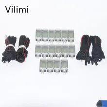 4 Conjunto Novo LED Interior Luzes Footwell & Cable Para Golf Jetta MK5 Seat Leon Octavia A5 A6 A7 A8 MK6 Passat B6 3AD 947 409