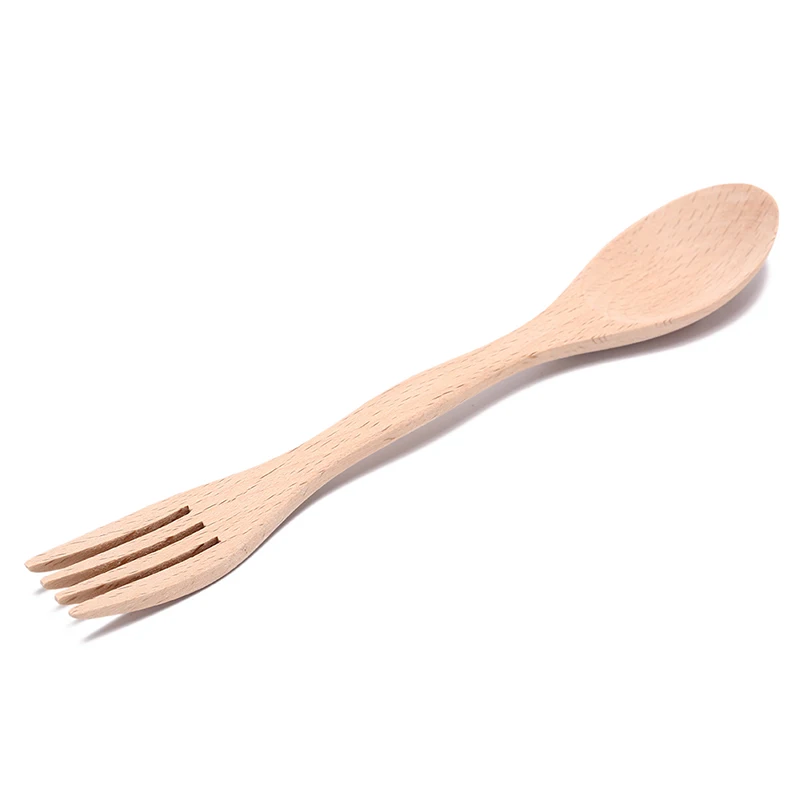 Новый активный новый деревянный походный туристический нож Spork посуда ложка